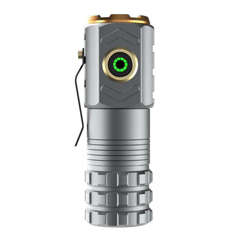 EDC Flashlight Triple LED Magnetic Waterproof Pocket Clip Compact Camping Torch