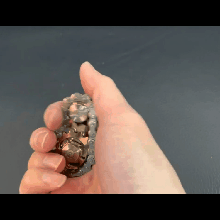 Fidget Spinner Metal Stainless Steel Bearings - GearSpin 75g Smooth Spin EDC Stress Relief ADHD