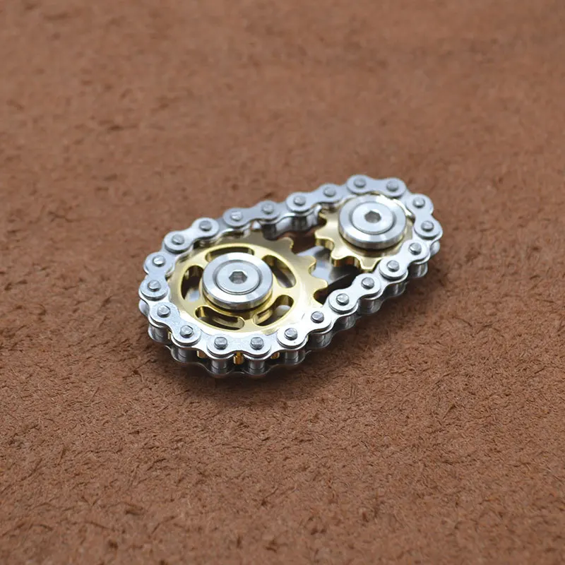 Fidget Spinner Metal Stainless Steel Bearings - GearSpin 75g Smooth Spin EDC Stress Relief ADHD
