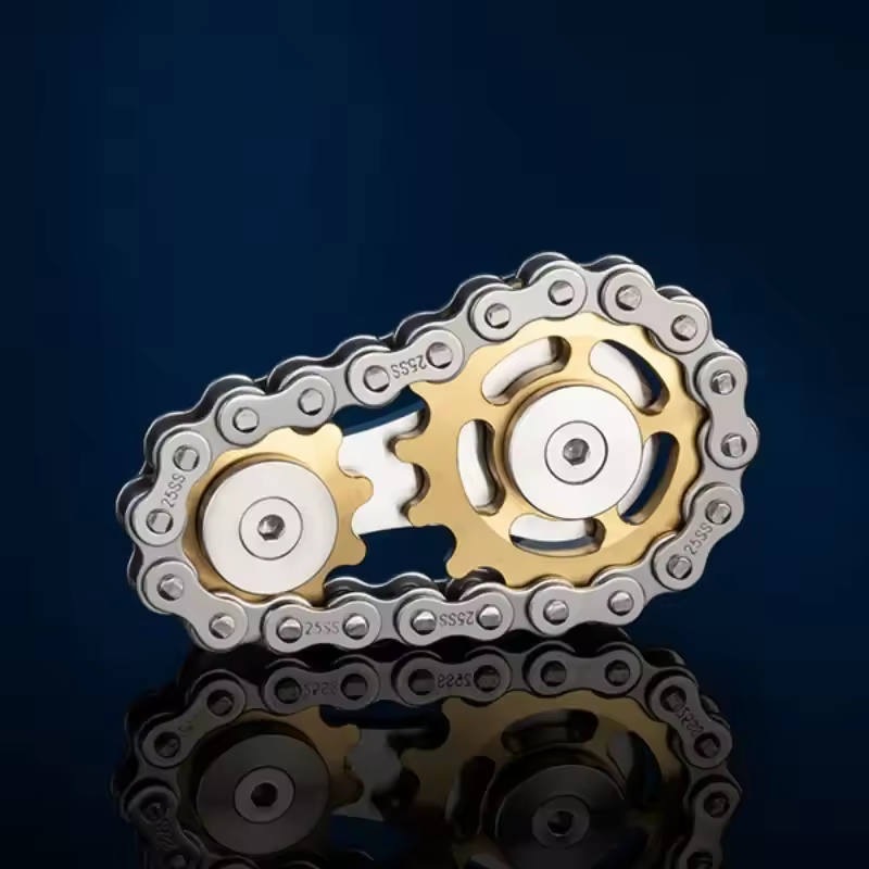 Fidget Spinner Metal Stainless Steel Bearings - GearSpin 75g Smooth Spin EDC Stress Relief ADHD