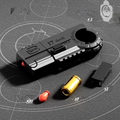 Fidget Toy 3-in-1 Ratchet Spinner Launcher - Fold n Fire Alloy Glock Colt EDC Stress Relief