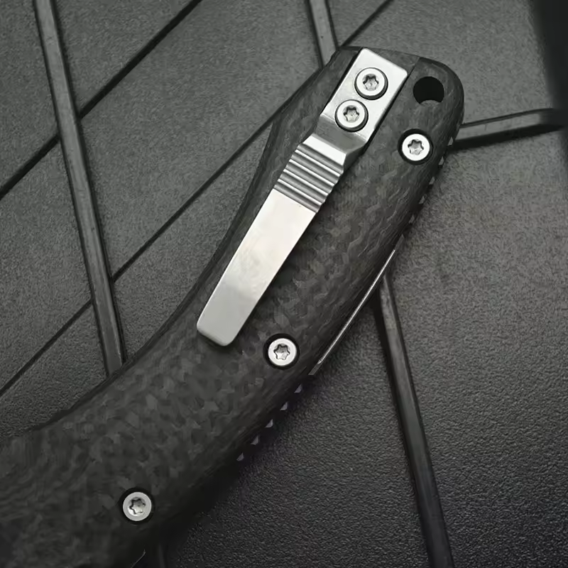 Folding Knife M390 Steel Pocket Knife G10 Handle 58 HRC One-Hand Opening EDC Camping Knife