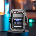Arc Lighter USB Lighter Double Arc Rechargeable Windproof Rotary Fidget Lighter EDC Gift Lighter