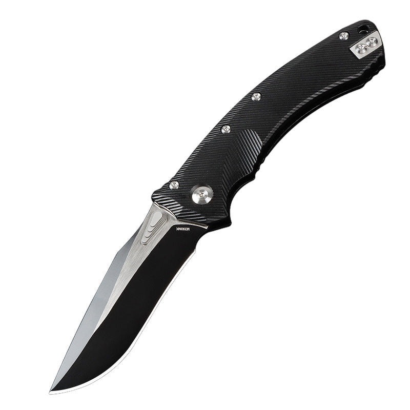Folding Knife M390 Steel Pocket Knife G10 Handle 58 HRC One-Hand Opening EDC Camping Knife