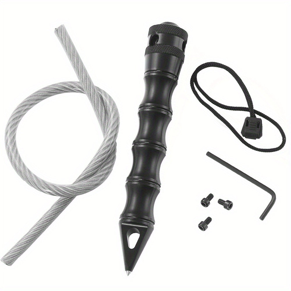 Aluminum Baton – Tactical Self Defense Whip with Alloy Handle with Tungsten Glass Breaker detail image - detail view 3