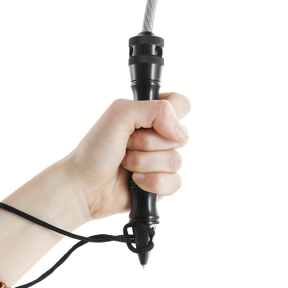 Aluminum Baton – Tactical Self Defense Whip with Alloy Handle with Tungsten Glass Breaker detail image - detail view 5