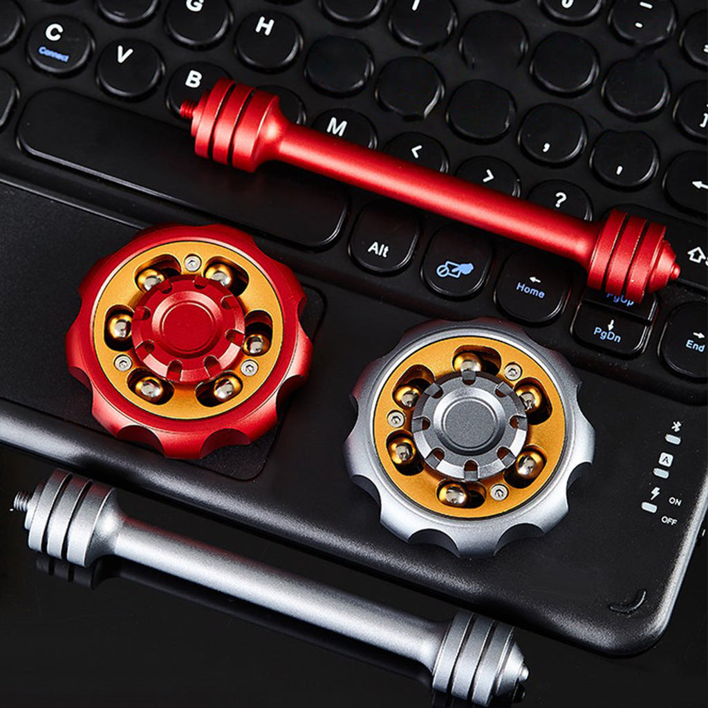 Aluminum Fidget Spinner – Metal Ferris Wheel Cyberpunk for Alternative Styling detail image