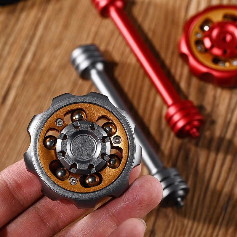 Aluminum Fidget Spinner – Metal Ferris Wheel Cyberpunk for Alternative Styling detail image - detail view 7