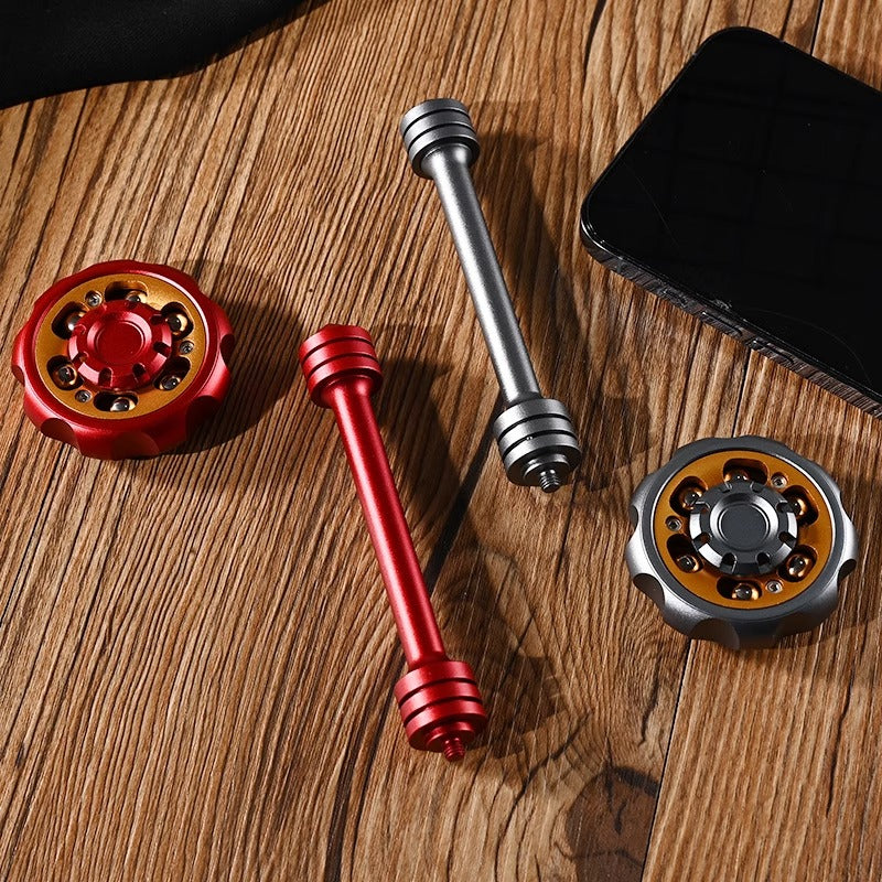 Aluminum Fidget Spinner – Metal Ferris Wheel Cyberpunk for Alternative Styling detail image - detail view 8