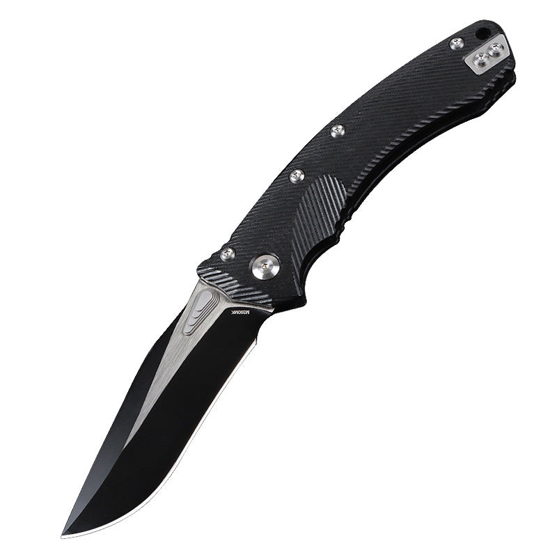 Folding Knife M390 Steel Pocket Knife G10 Handle 58 HRC One-Hand Opening EDC Camping Knife