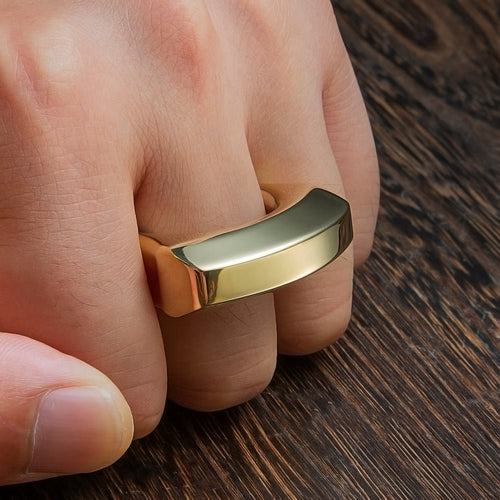 Brass Bottle Opener Knuckles – Ring with Single Finger Duster Self Defense with Tactical detail image