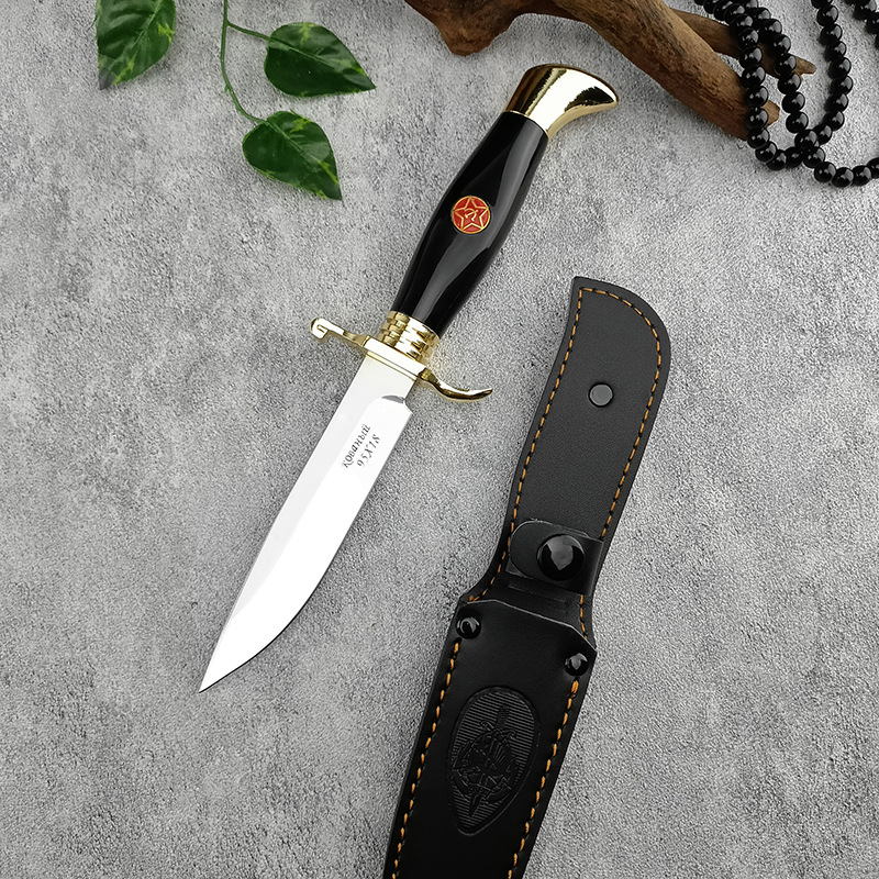 Brass EDC Knife – Legacy Blade 9CR18MOV Artisan with Mirror Polish variant image - product view 6