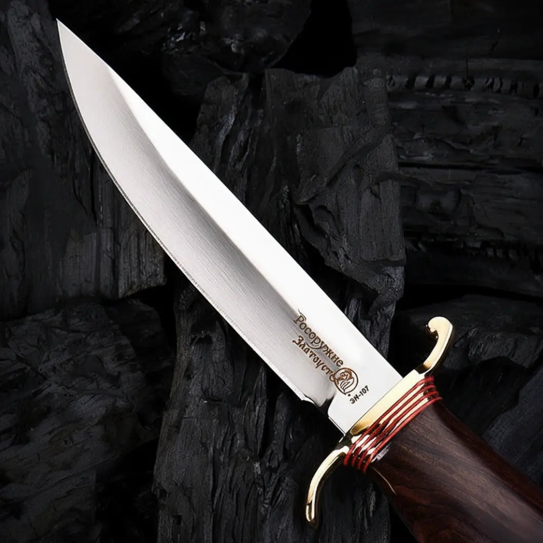 Brass EDC Knife – Legacy Blade 9CR18MOV Artisan with Mirror Polish detail image