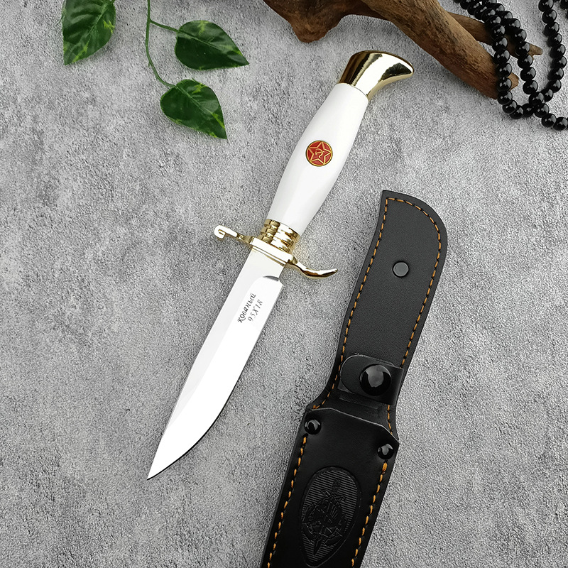 Brass EDC Knife – Legacy Blade 9CR18MOV Artisan with Mirror Polish variant image - product view 7