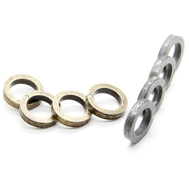 Brass Folding Knuckles – Ring with Transformable Self Defense Jewelry detail image - detail view 10