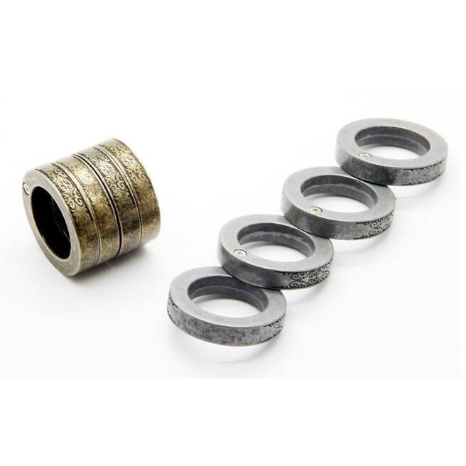Brass Folding Knuckles – Ring with Transformable Self Defense Jewelry detail image - detail view 9