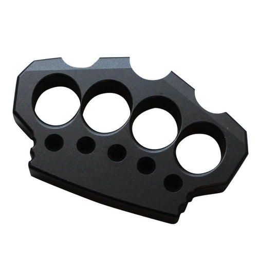 Brass Four Finger Knuckles – Aerospace Aluminum Alloy Ultra-Thick 15mm with Black Oxide product image