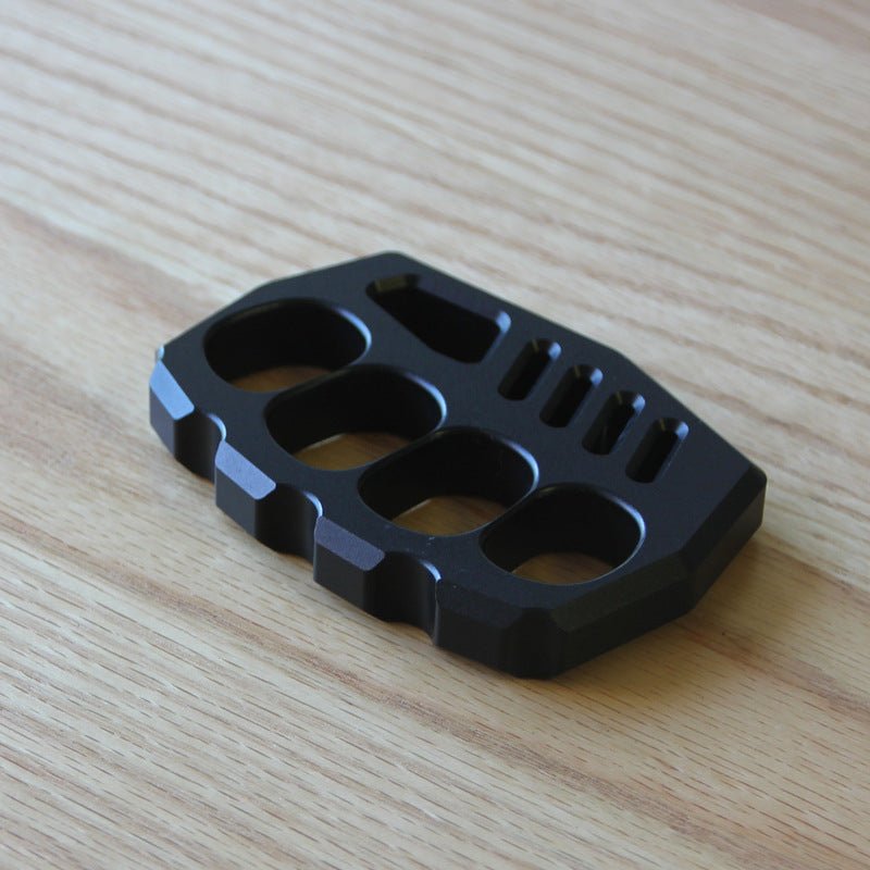 Brass Four Finger Knuckles – Aluminum Alloy with 15mm Ultra-Thick Black Oxide detail image - detail view 3