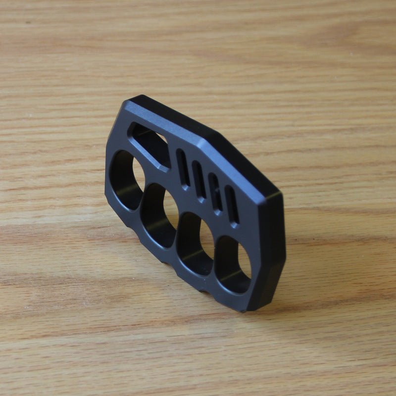 Brass Four Finger Knuckles – Aluminum Alloy with 15mm Ultra-Thick Black Oxide detail image - detail view 5