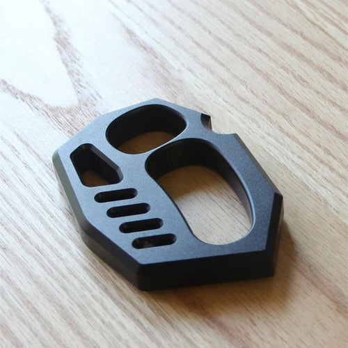 Brass Four Finger Knuckles – Aluminum Alloy with Black Oxide 15mm Lightweight detail image