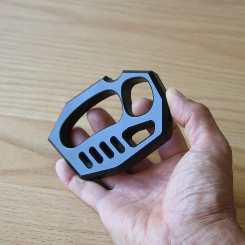 Brass Four Finger Knuckles – Aluminum Alloy with Black Oxide 15mm Lightweight detail image - detail view 3