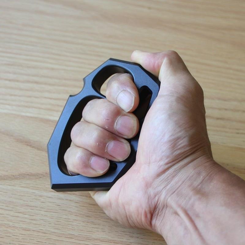 Brass Four Finger Knuckles – Aluminum Alloy with Black Oxide 15mm Lightweight detail image - detail view 4