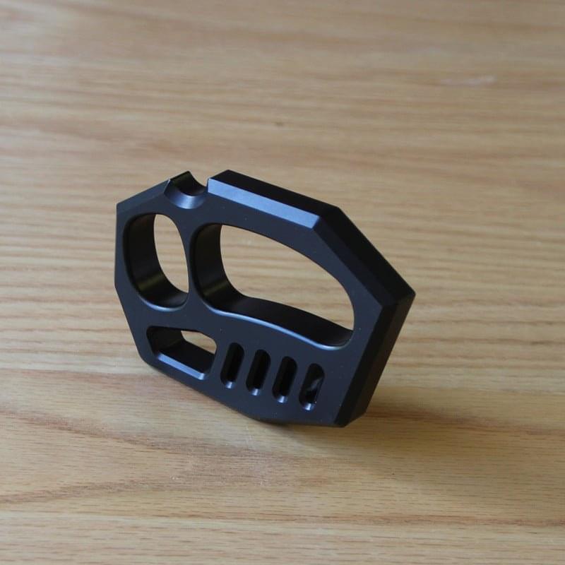 Brass Four Finger Knuckles – Aluminum Alloy with Black Oxide 15mm Lightweight detail image - detail view 5