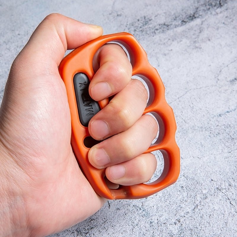 Brass Four Finger Knuckles – Bakelite with 19mm Thick Fashion Design Lightweight detail image