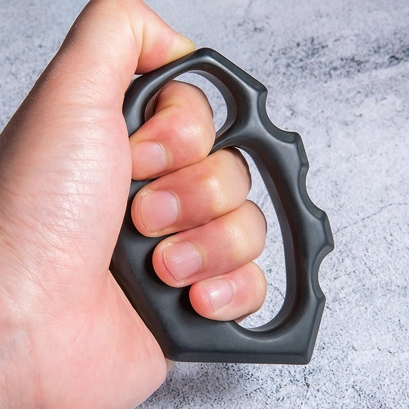 Brass Four Finger Knuckles – Bakelite with 19mm Thick Oversized Holes Lightweight detail image
