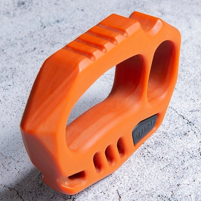 Brass Four Finger Knuckles – Bakelite with 20mm Thick Window Breaker Lightweight detail image - detail view 5