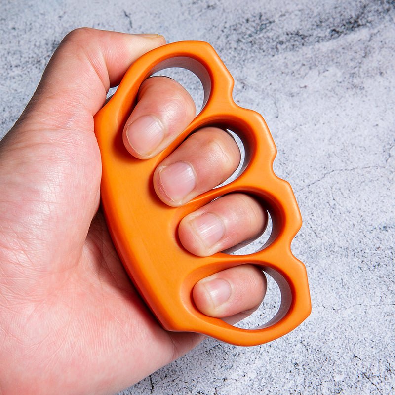 Brass Four Finger Knuckles – Bakelite with 25mm Ultra Thick Lightweight EDC detail image