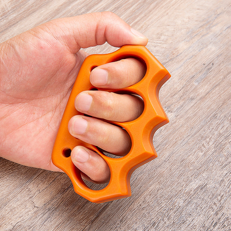 Brass Four Finger Knuckles – Bakelite with Vintage Dalton 22mm Ultra Thick Non-Metal detail image - detail view 3