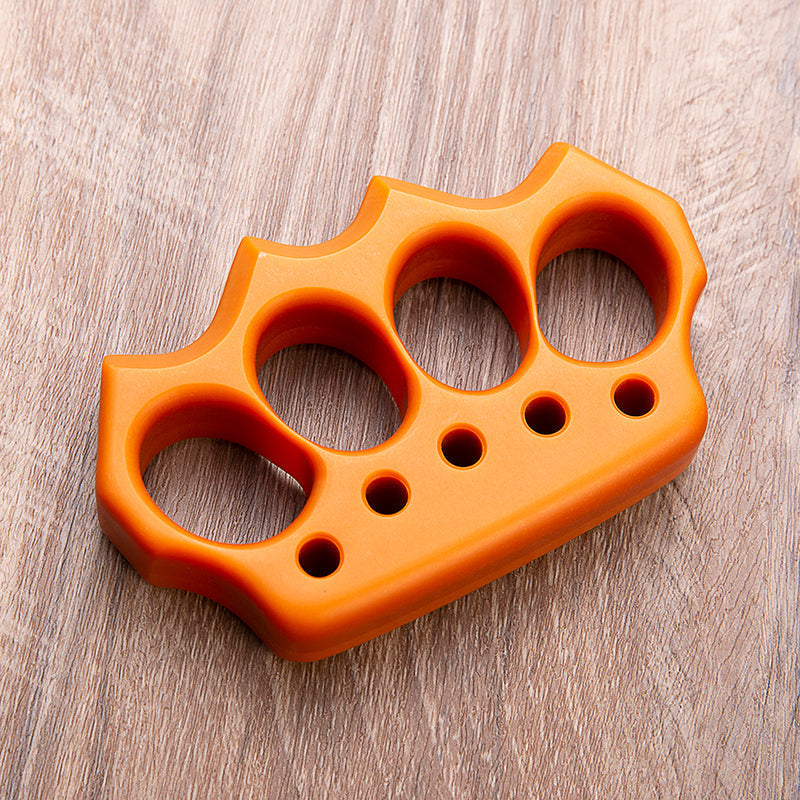 Brass Four Finger Knuckles – Bakelite with Vintage Dalton 22mm Ultra Thick Non-Metal detail image - detail view 7