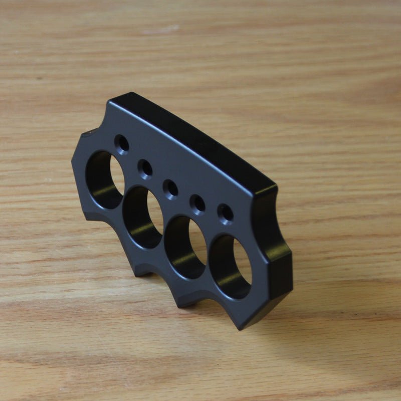 Brass Four Finger Knuckles – Black Oxide 15mm Lightweight with Aluminum Alloy detail image - detail view 4