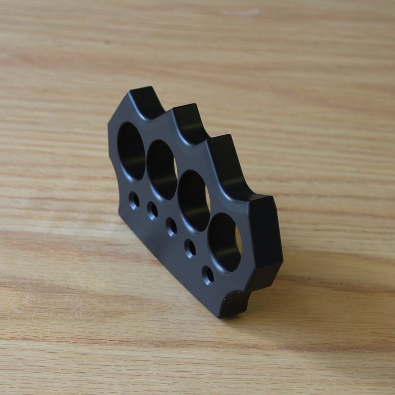 Brass Four Finger Knuckles – Black Oxide 15mm Lightweight with Aluminum Alloy detail image - detail view 5