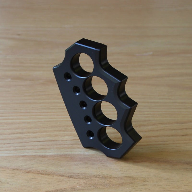 Brass Four Finger Knuckles – Black Oxide 15mm Lightweight with Aluminum Alloy detail image - detail view 6