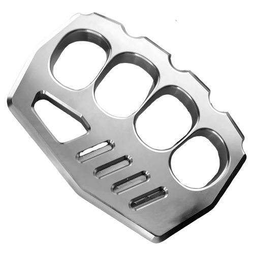 Brass Four Finger Knuckles – Dusters with Peace Maker 16mm Ultra Thick 520g CNC EDC variant image