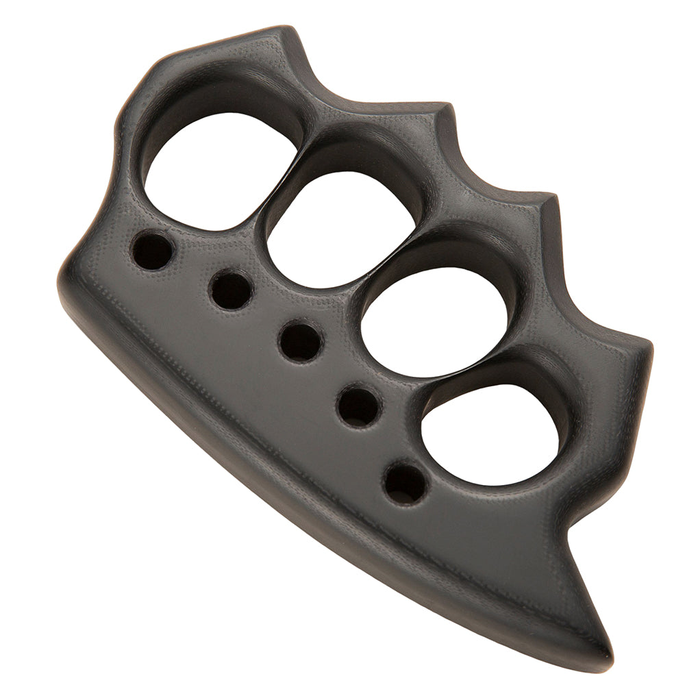 Brass Four Finger Knuckles – G10 Fiber Glass with 21mm Ultra Thick Kubotan Tip product image