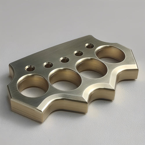 Brass Four Finger Knuckles – H-59 Ultra-Thick 15mm with Premium CNC 560g product image