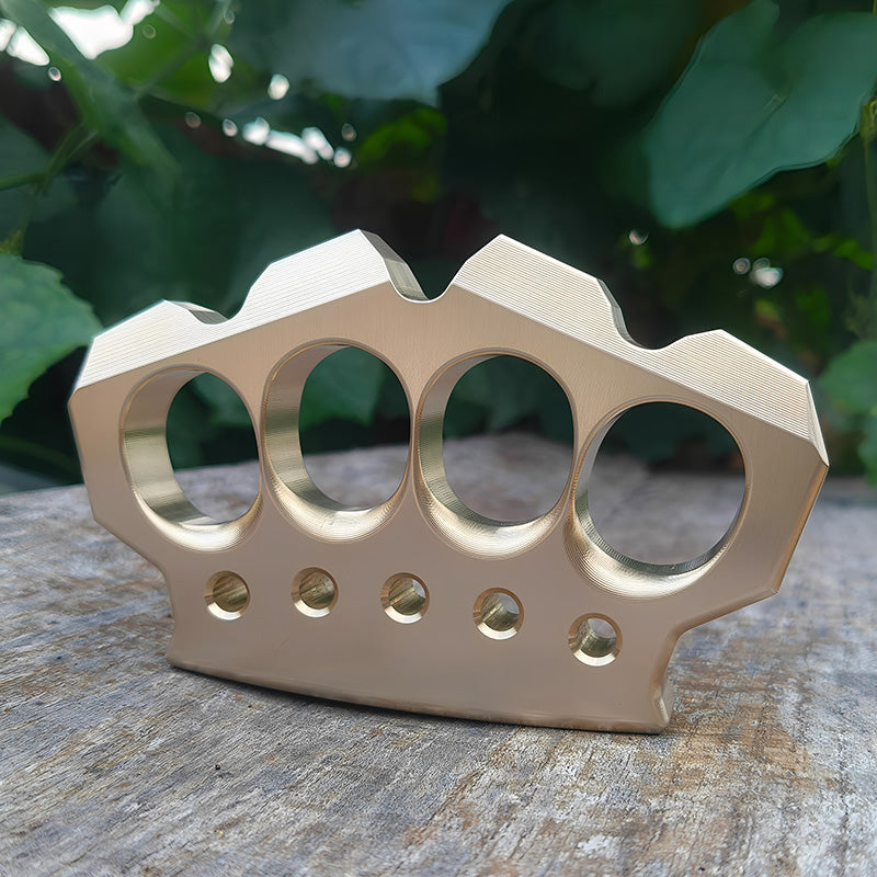Brass Four Finger Knuckles – H-59 Ultra-Thick 15mm with Premium CNC 560g variant image