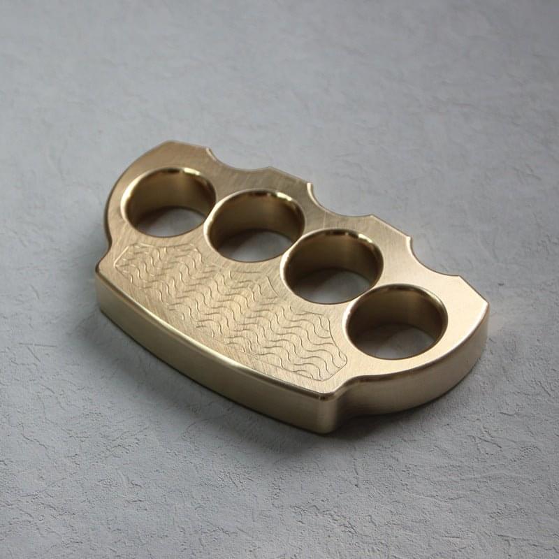 Brass Four Finger Knuckles – H59 with Duster Self Defense with Anti-Slip Tactical 640g detail image