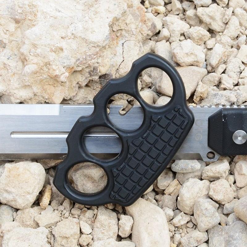 Brass Four Finger Knuckles – High-Strength Polymer Ultra-Thick 16mm with Non-Metal 70g detail image