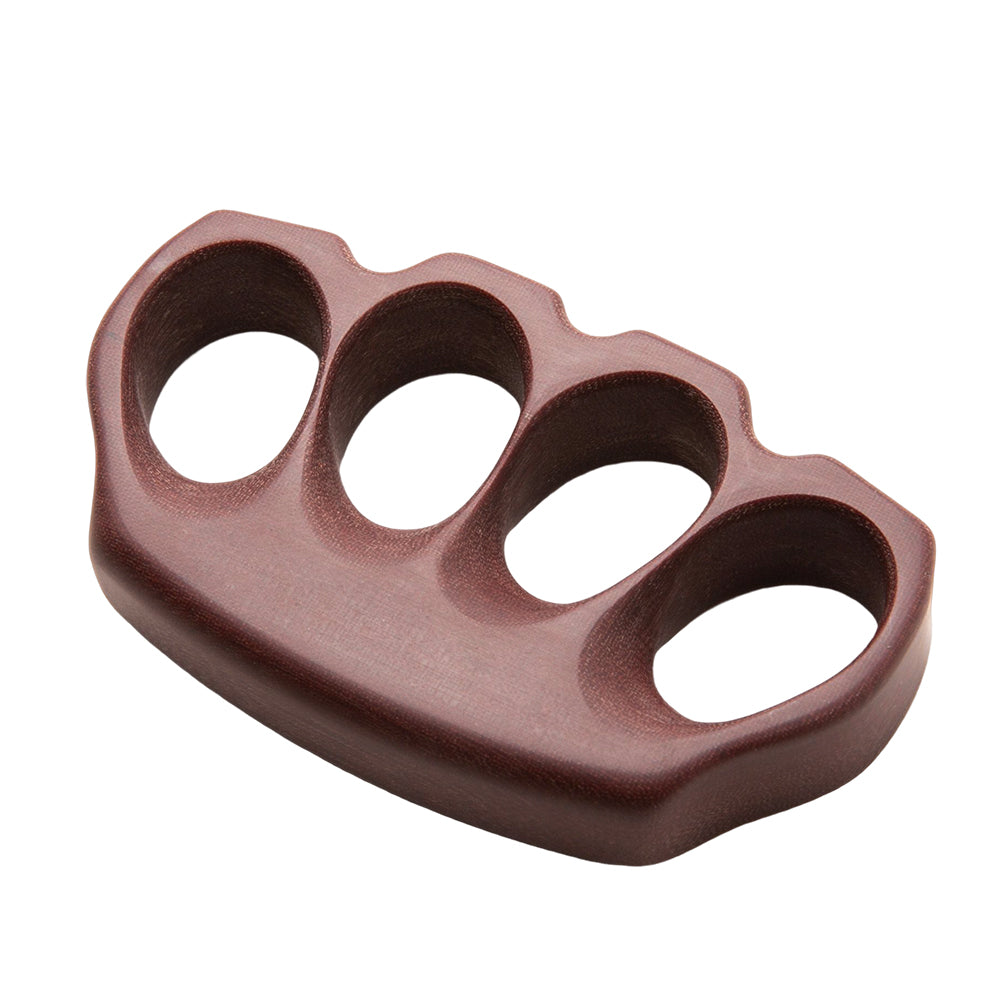 Brass Four Finger Knuckles – Micarta Extreme-Thick 20mm with Slim Profile Non-Metal 85g product image