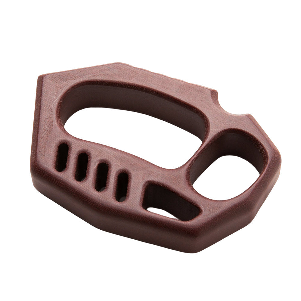 Brass Four Finger Knuckles – Micarta Extreme-Thick 20mm with Non-Metal Lightweight CNC product image