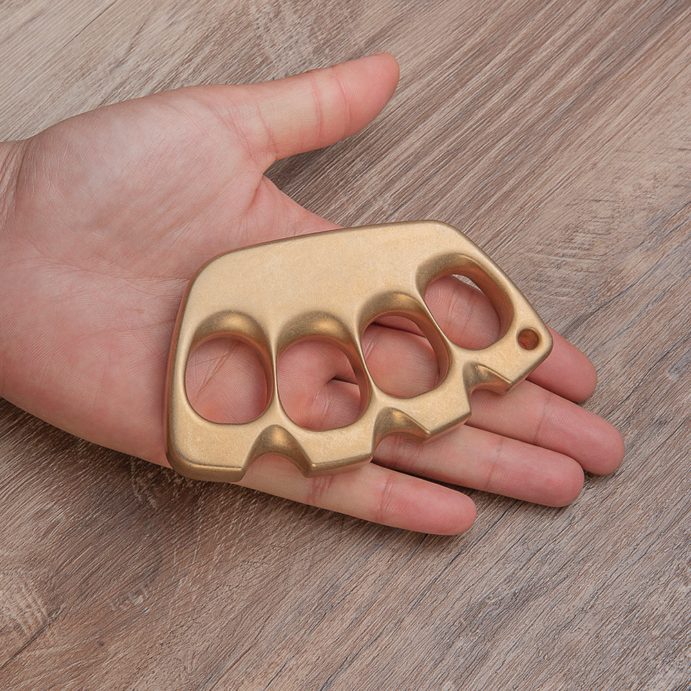 Brass Four Finger Knuckles – Model Z with Heavy Duty Ultra Large Holes detail image - detail view 3