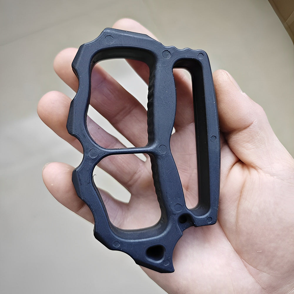 Brass Four Finger Knuckles – Nylon Polymer with 18mm Ultra Thick Non-Metal Lightweight detail image