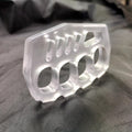 Brass Four Finger Knuckles – PVC Plastic with 14mm Ultra Thick Non-Metal Lightweight variant image