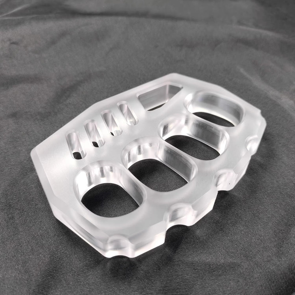 Brass Four Finger Knuckles – PVC Plastic with 14mm Ultra Thick Non-Metal Lightweight detail image - detail view 3