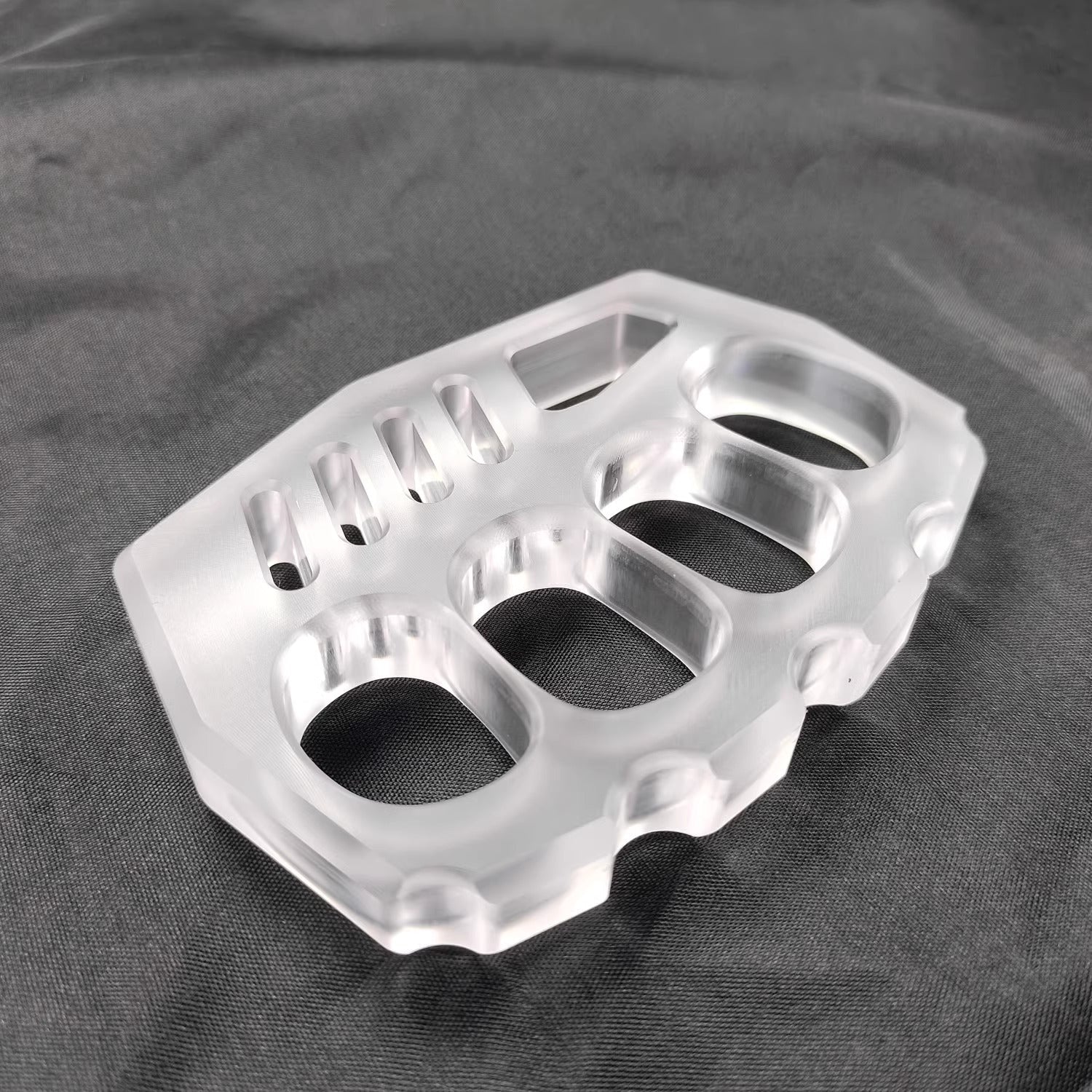 Brass Four Finger Knuckles – PVC Plastic with 14mm Ultra Thick Non-Metal Lightweight detail image - detail view 3