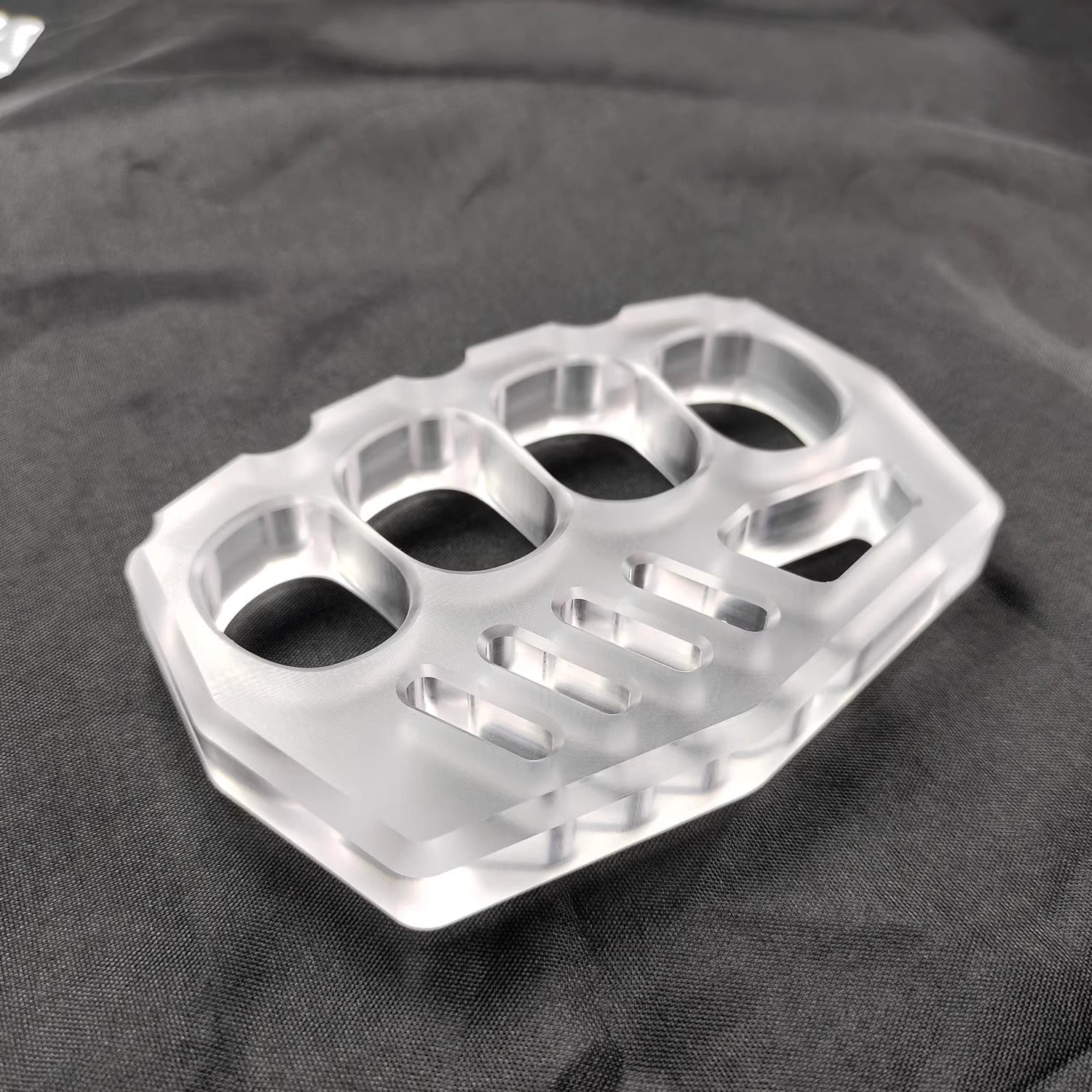 Brass Four Finger Knuckles – PVC Plastic with 14mm Ultra Thick Non-Metal Lightweight detail image - detail view 5